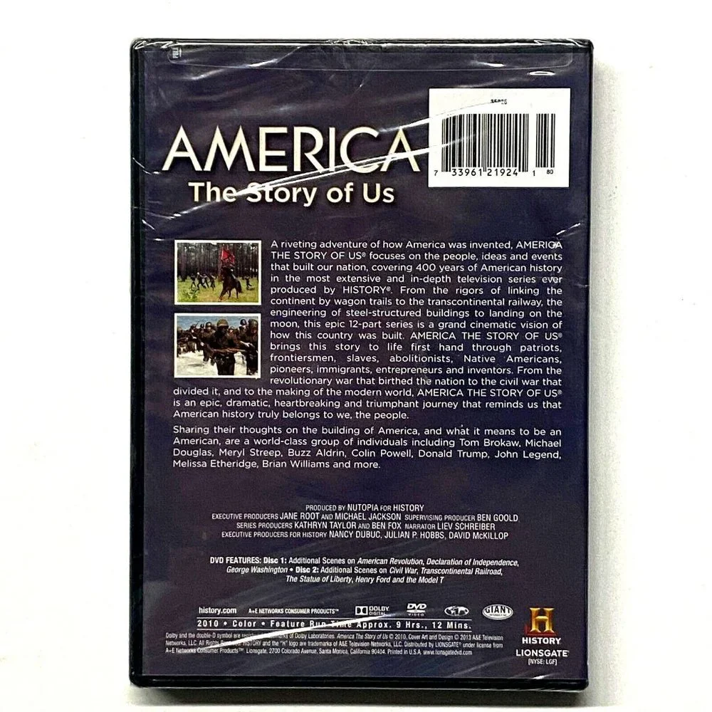 America: The Story of Us (DVD, 2010) Sealed - Picture 2 of 2